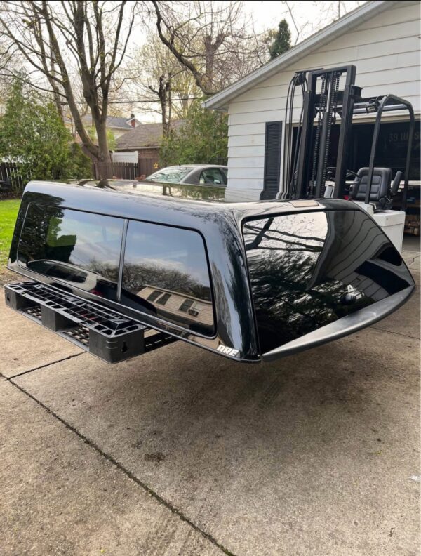 Truck Cap - Dodge Ram - Black - 6.4ft ARE - Z series black truck cap for a 2009-2025 Ram 1500 or 2010-2022/25 Ram 2500 and 3500 with 6.4' bed.