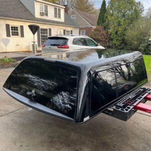 Truck Cap - Dodge Ram - Black - 6.9ft ARE - Z series black truck cap for a 2010-2022/23 Ram 2500 and 3500 with 6.9' bed