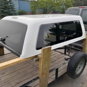 Fiberglass topper for 09-14 Ford F150 with a 5.5 Crew Cab